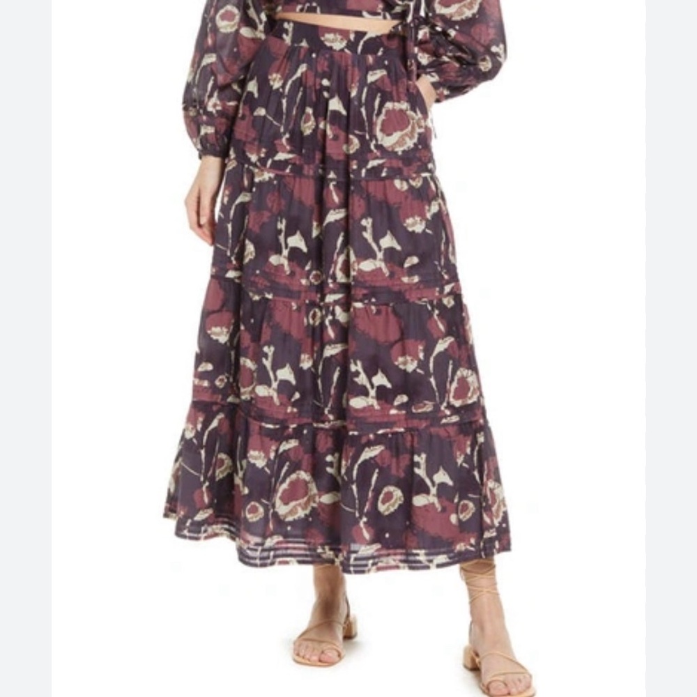Cleobella - the emery skirt - floral maxi skirt in size medium